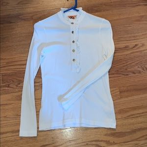 Long sleeve Tory Burch ruffle shirt